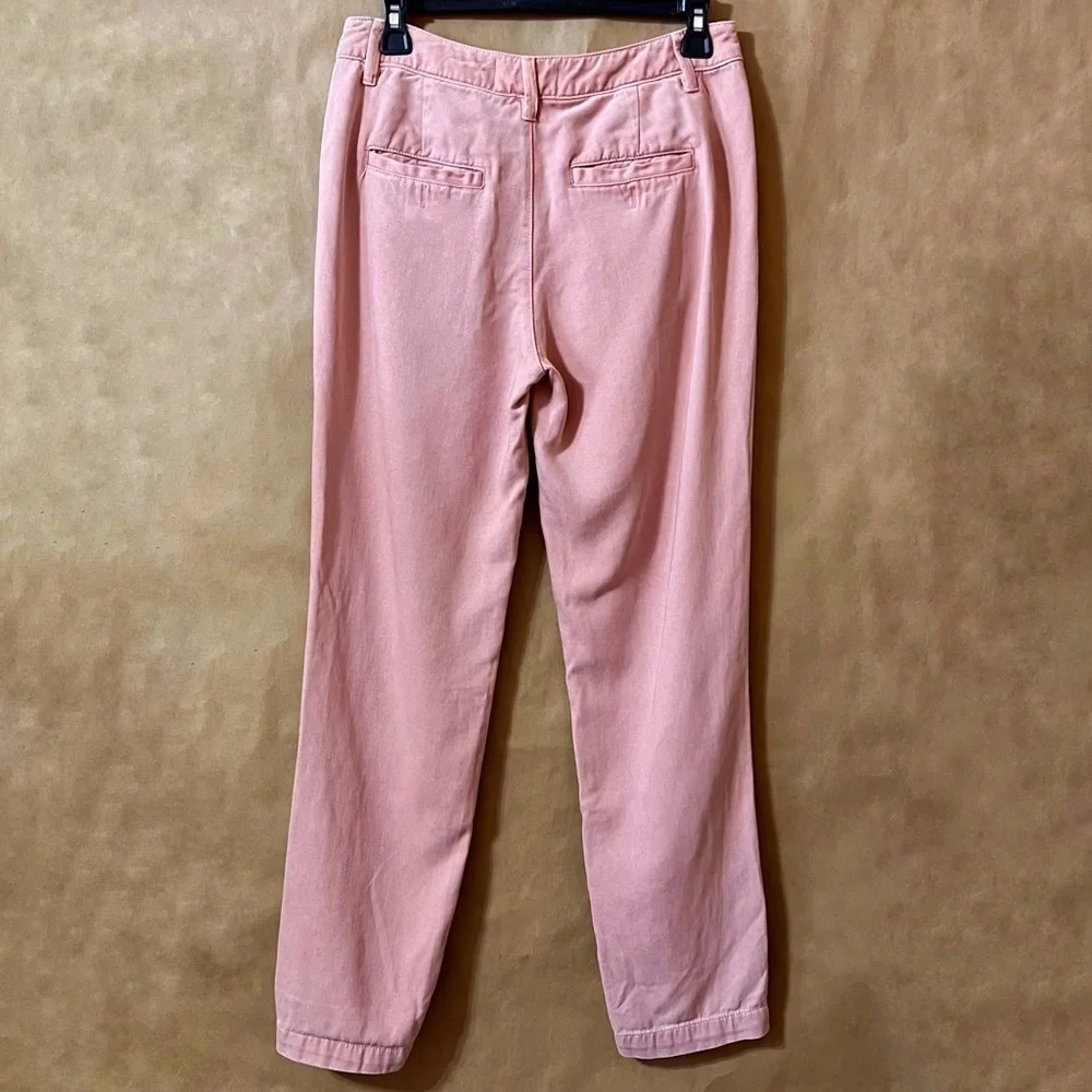 Anthropologie | NWT Scout Slim Pleated Pants Chino Trousers Pink Size 26